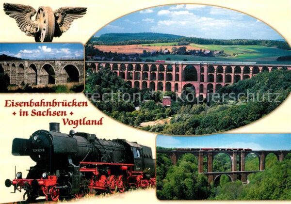 Vogtland Region Syratalbrücke Plauen Göltzschtalbrücke