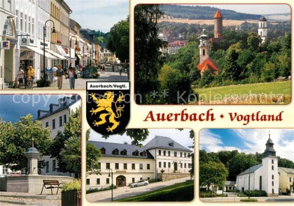 Auerbach Vogtland Nicolaistraße Neumarkt Altmarktbrunnen