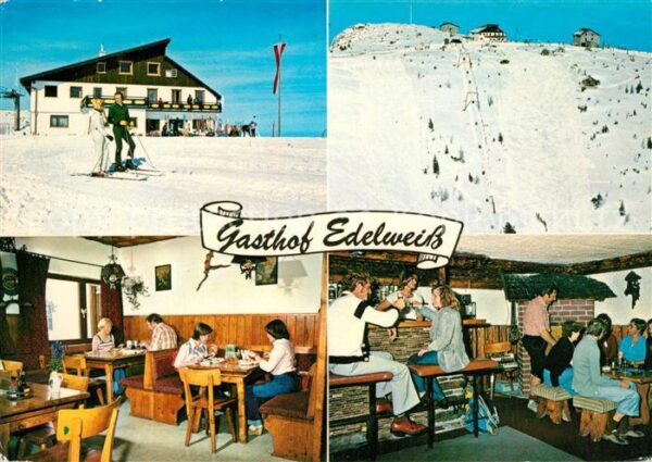 Ebensee Oberoesterreich Gasthof Edelweiß Winter