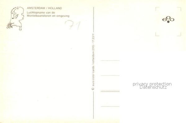 Amsterdam Niederlande Fliegeraufnahme – Bild 2