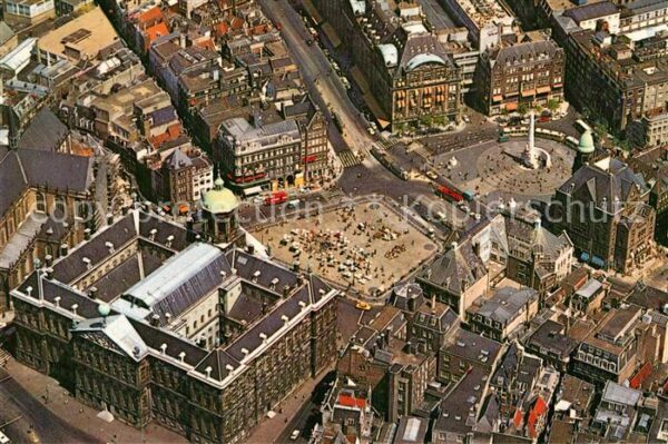 Amsterdam Niederlande Fliegeraufnahme Königspalast