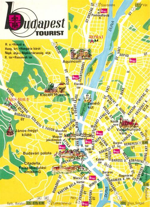 Budapest Stadtplan