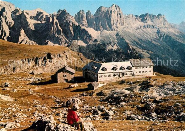 Schlernhaeuser Rifugio Bolzano Monte Pez Rosengarten