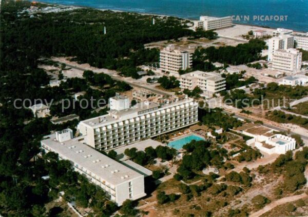 Can Picafort Mallorca Fliegeraufnahme Hotel Gran Vista