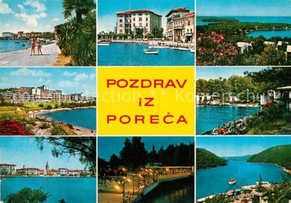Porec Strand Hotelanlagen Fliegeraufnahme