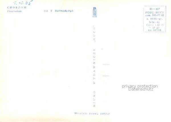 Chorzow Koenigshuette Oberschlesien Planetarium – Bild 2