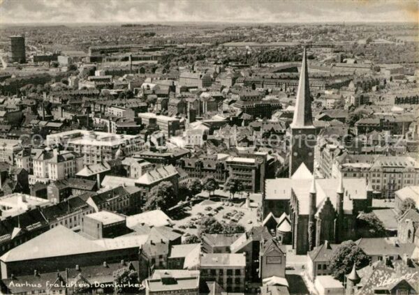 Aarhus Fliegeraufnahme Domkirke