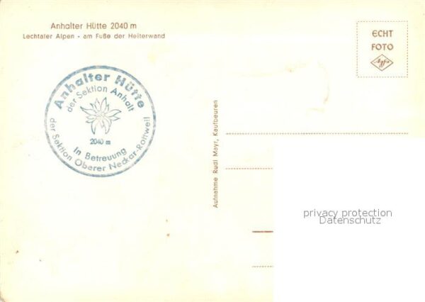 Anhalter Huette Lechtaler Alpen Heiterwand – Bild 2