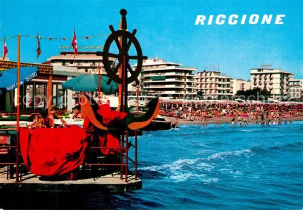 Riccione Hotelanlagen Strand
