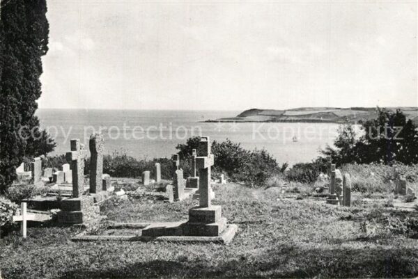 Cornwall UK Churchyard Mawnan