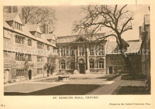 Oxford Oxfordshire Saint Edmund Hall