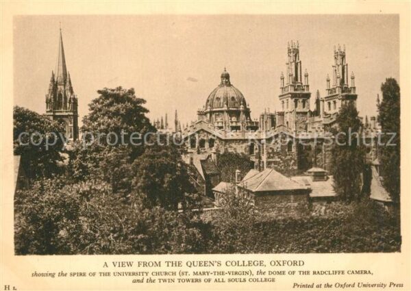 Oxford Oxfordshire Queens College