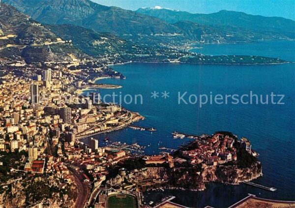 Monaco Fliegeraufnahme Cap Martin Menton
