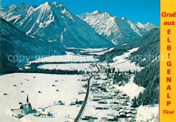 Elbigenalp Winterlandschaft Wetterspitze Sonnenkog