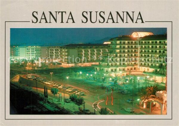 Santa Susana Avinguda del Mar Nachtaufnahme
