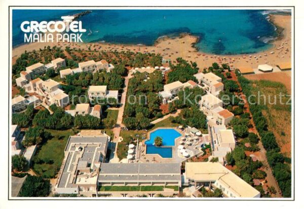 Iraklion Crete Fliegeraufnahme Grecotel Malia Park