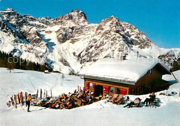 Sexten Sesto Suedtirol Rifugio Rudi Hütte Winter