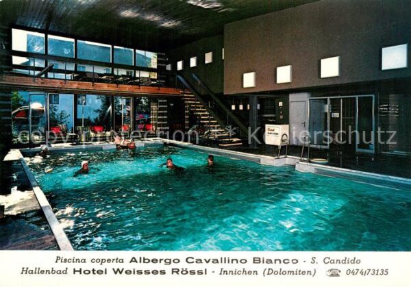 San Candido Innichen Hotel Weisses Rössl Hallenbad