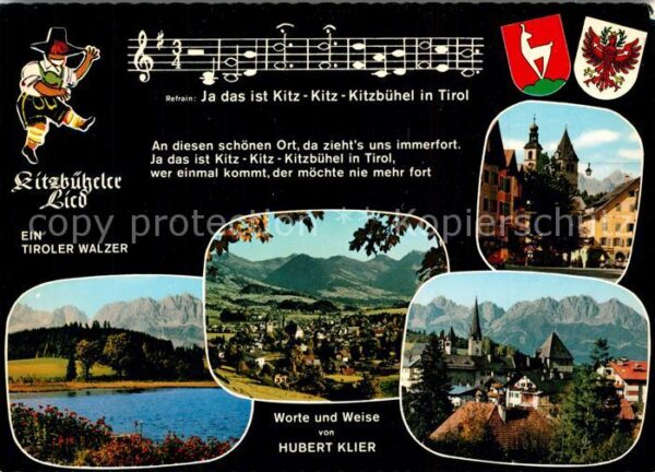 Kitzbuehel Tirol Panorama Kitzbüheler Lied