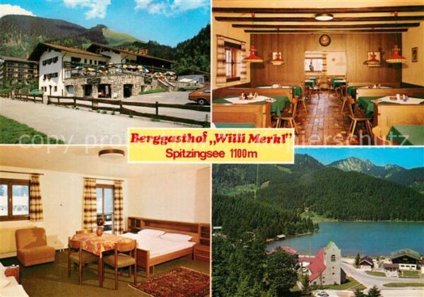 Spitzingsee Berggasthof Willi Merkl