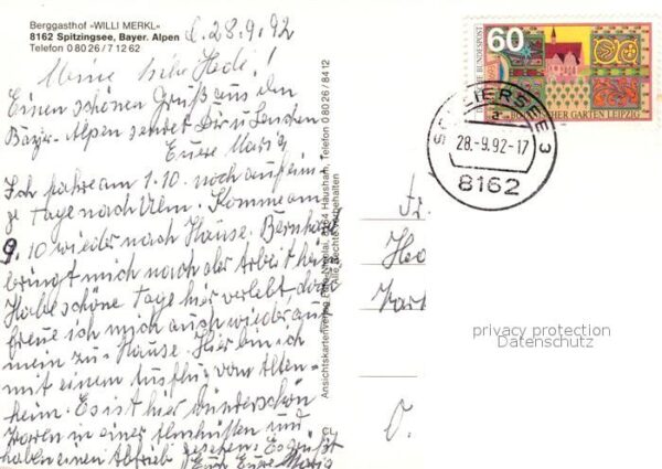 Spitzingsee Berggasthof Willi Merkl – Bild 2