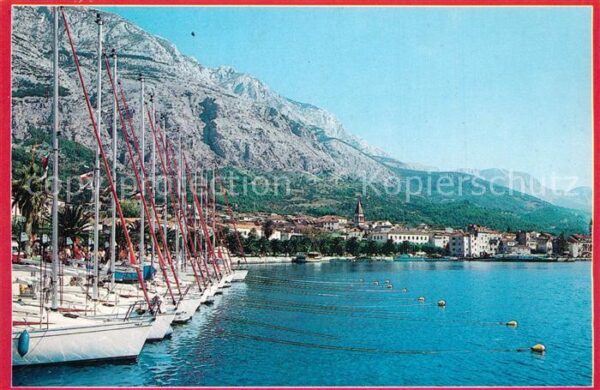 Makarska Dalmatien Seglerhafen