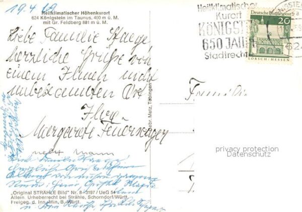 Koenigstein Taunus Fliegeraufnahme – Bild 2