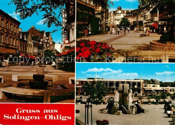 Ohligs Fussgängerzonen Stadthalle
