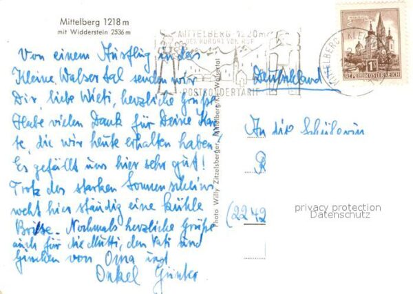 Mittelberg Kleinwalsertal mit Widderstein – Bild 2