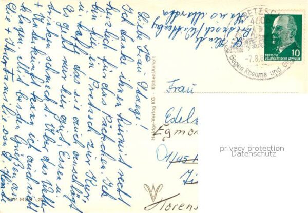 Pretzsch Elbe Eisenmoorbad Kinderheim Ehem Schloss – Bild 2