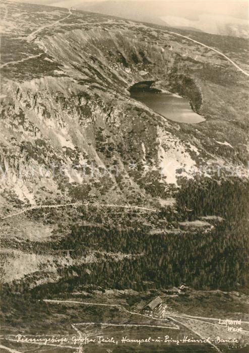 Riesengebirge Krkonose Karkonosze Grosser Teich Hampel und Prinz Heinrich