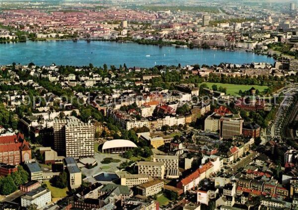 Hamburg Universitätsviertel mit Aussenalster Fl