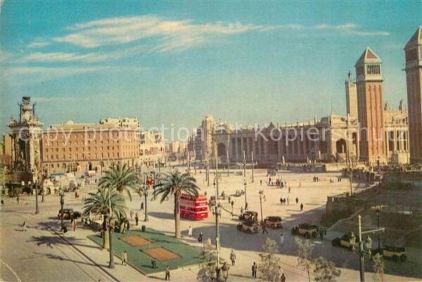 Barcelona Cataluna La Plaza de Espana