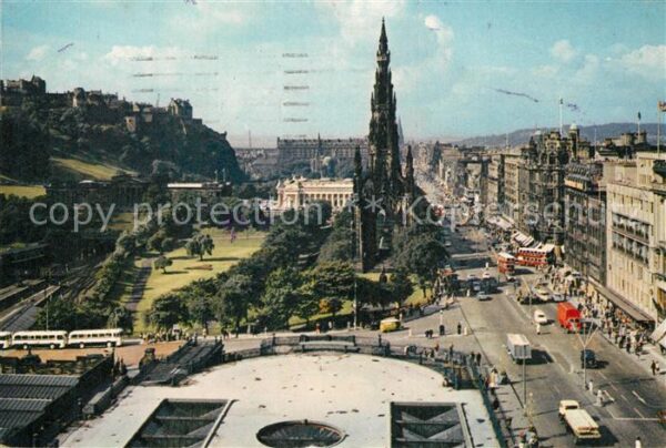 Edinburgh Scotland Princes Street and the Castle