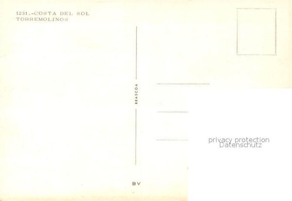 Torremolinos Strassencafe Hotelanlage Strand Strasse – Bild 2