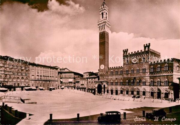 Siena La place principale de la ville