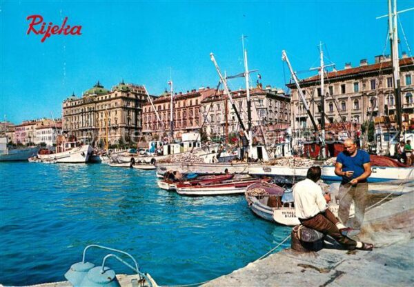Rijeka Fiume Hafenpartie