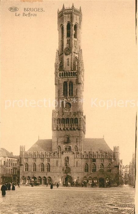 Bruges BRUGGE Belgie Le Beffroi