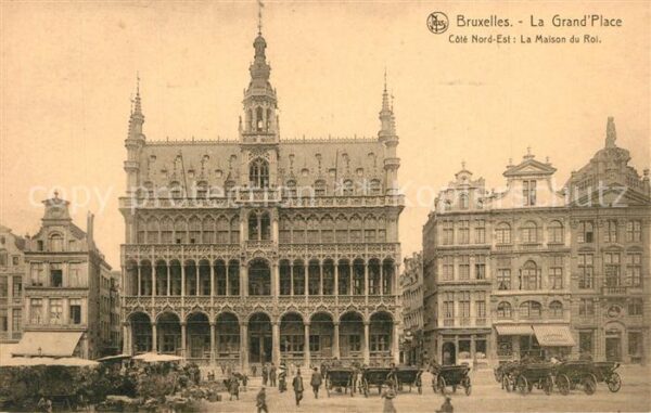 Bruxelles Bruessel La Grand_ Place Maison du Roi Marché