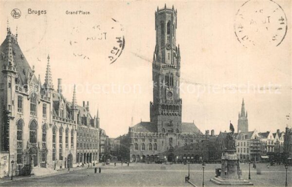 Bruges BRUGGE Belgie Grand_ Place Monument