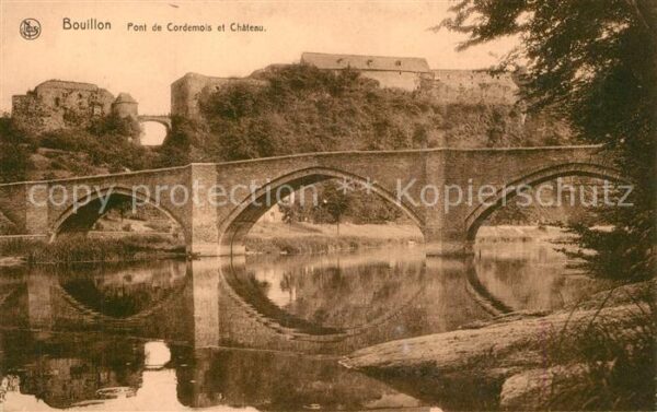 Bouillon Wallonne Pont de Cordemois et Chateau