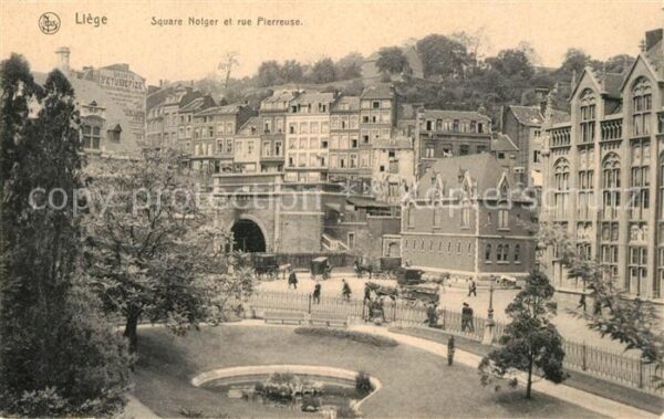 Liege Luettich Square Notger et Rue Pierreuse