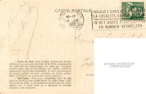 Bruxelles Bruessel Porte de Hal – Bild 2