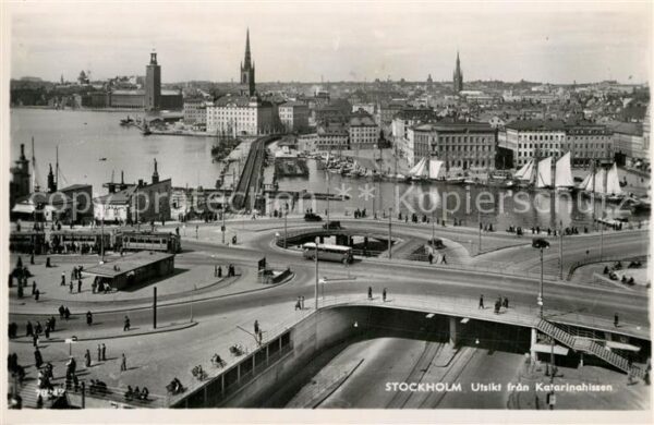 Stockholm Utsikt fran Katarinahissen