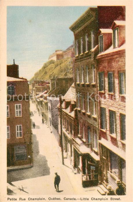 Quebec Petite Rue Champlain
