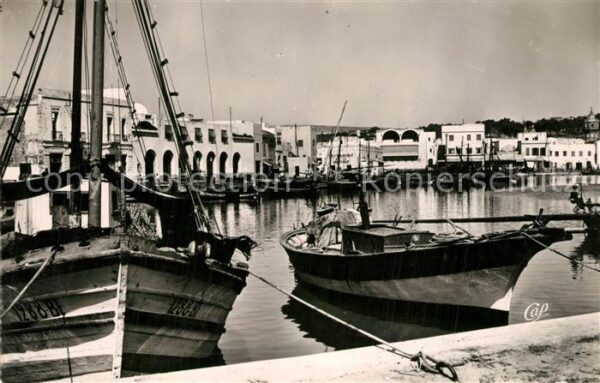 Bizerte Le vieux port bateaux