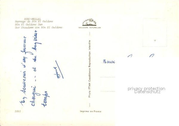 Beni Mellal Barrage de Bin El Ouidane Staudamm – Bild 2