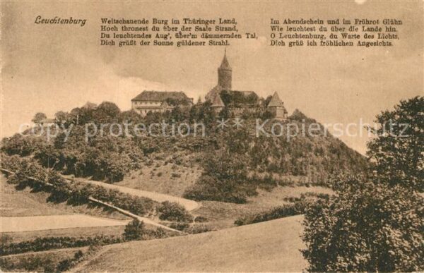 Leuchtenburg Thueringen Burg