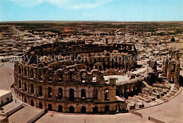 El-Djem Fliegeraufnahme Amphitheatre