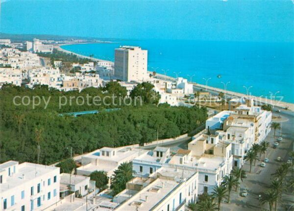 SOUSSE  Tunesie Fliegeraufnahme mit Strand